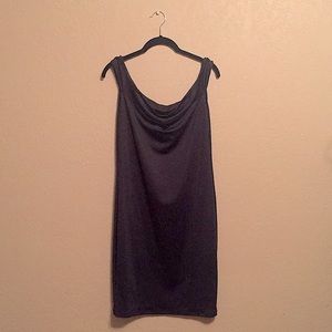 Black Shoulder Dress